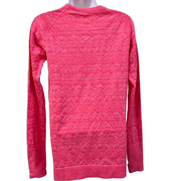 Lululemon Rest Less Pullover Heathered Electric Coral S - Picture 4 of 9